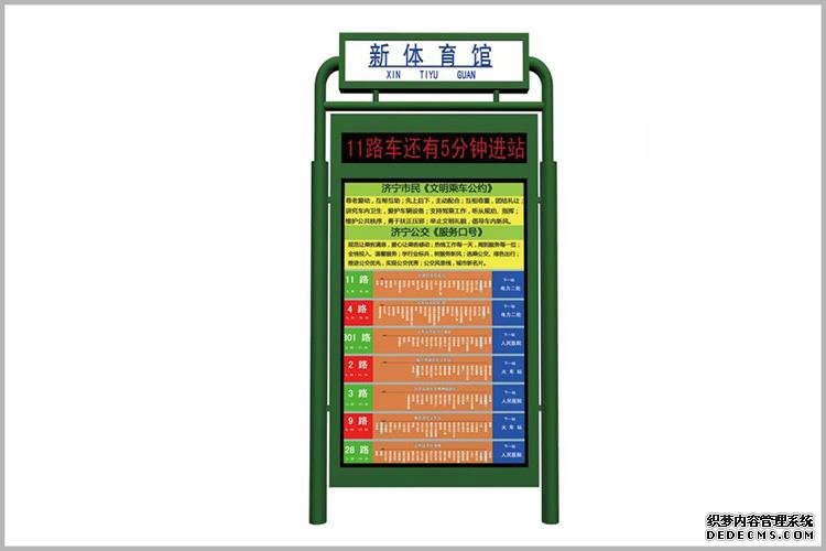 包括下述内容：路别、本站名称、本站名称的汉语拼音、行车方向、全线各站名称、站号